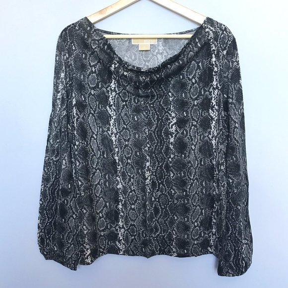 Michael Michael Kors Snake Print Blouse - Picture 1 of 4